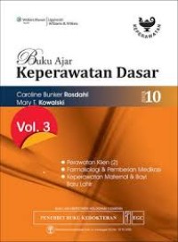 Buku ajar keperawatan dasar, Vol 3
