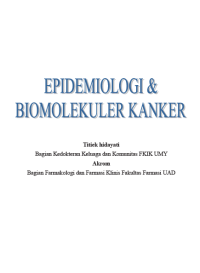 Epidemiologi dan Biomolekuler Kanker