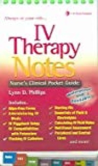Iv Therapy Notes, Nurse's Pharmacology Pocket Guide